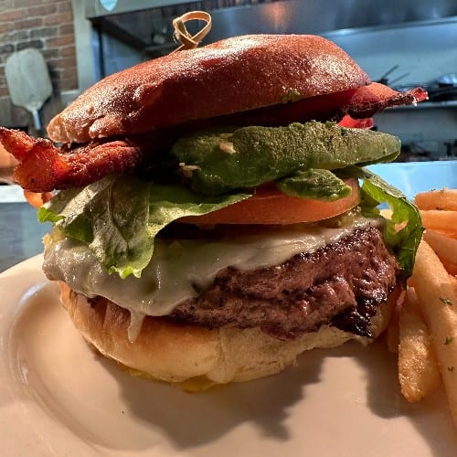 Aaron's Burger.