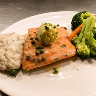 Salmon & Roman Artichokes