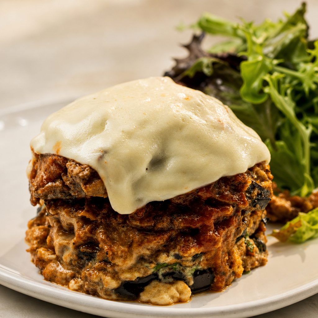 Tortino of Eggplant.