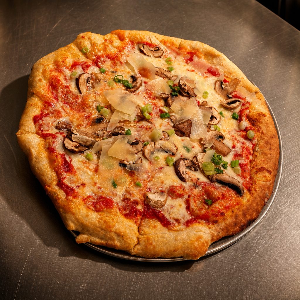 Wild Mushroom Pizza.