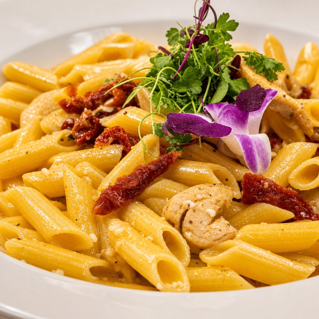 Penne & Chicken.