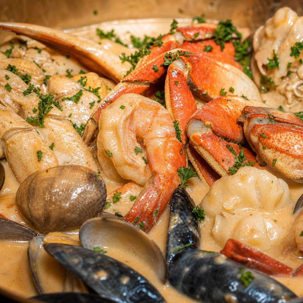 Seafood Linguine.