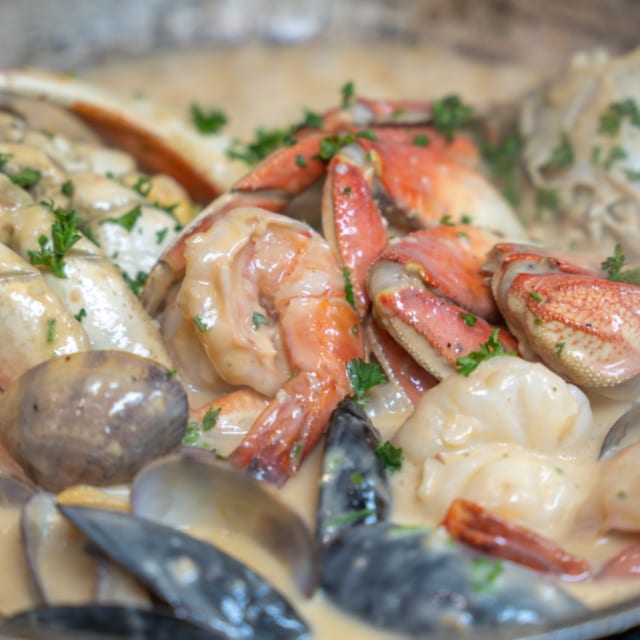 Seafood Linguine.